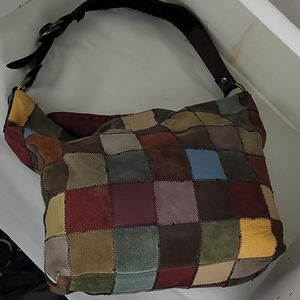 Lucky Brand Patchwork Shoulder Bag